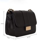 women girls party crossbody sling bag with gold chain