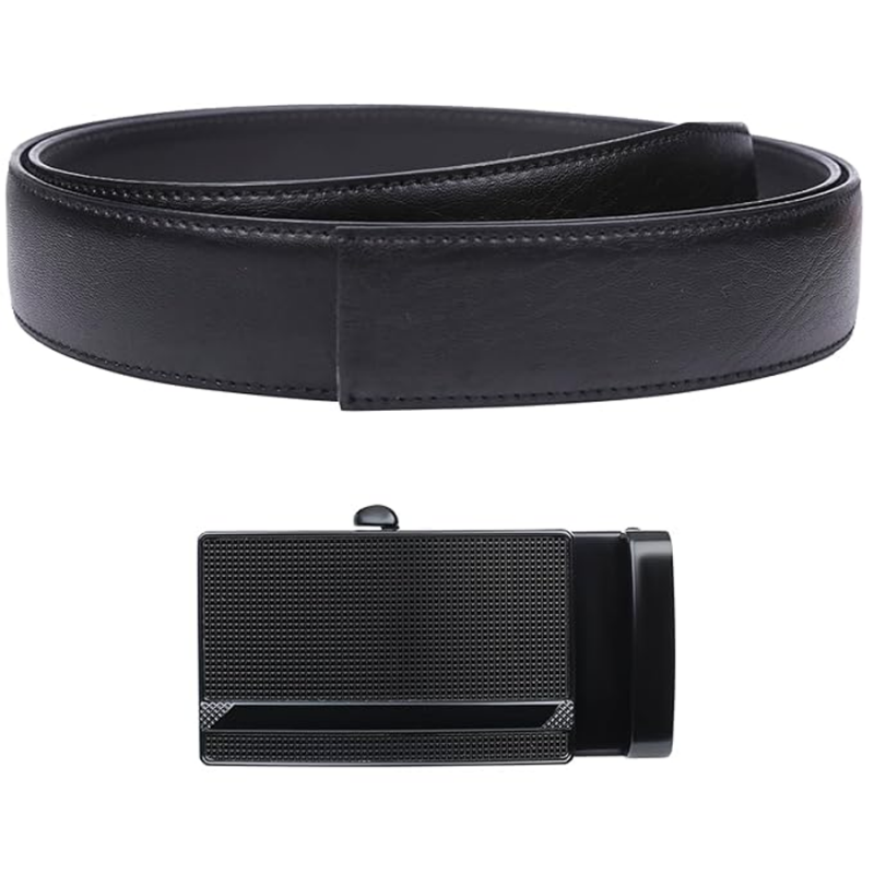 Men's Auto Lock PU Leather Belt